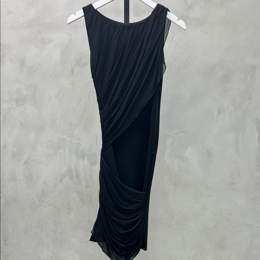 Alice and Olivia Elegant Black Sleeveless Dress